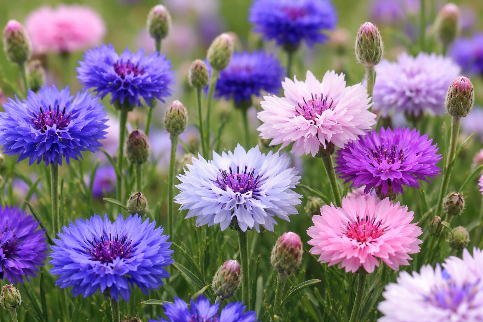 (image for) Bachelor Buttons (Corn Flowers)