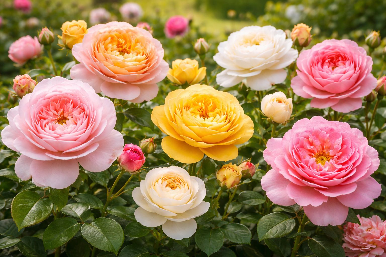 (image for) Roses - Garden and David Austin