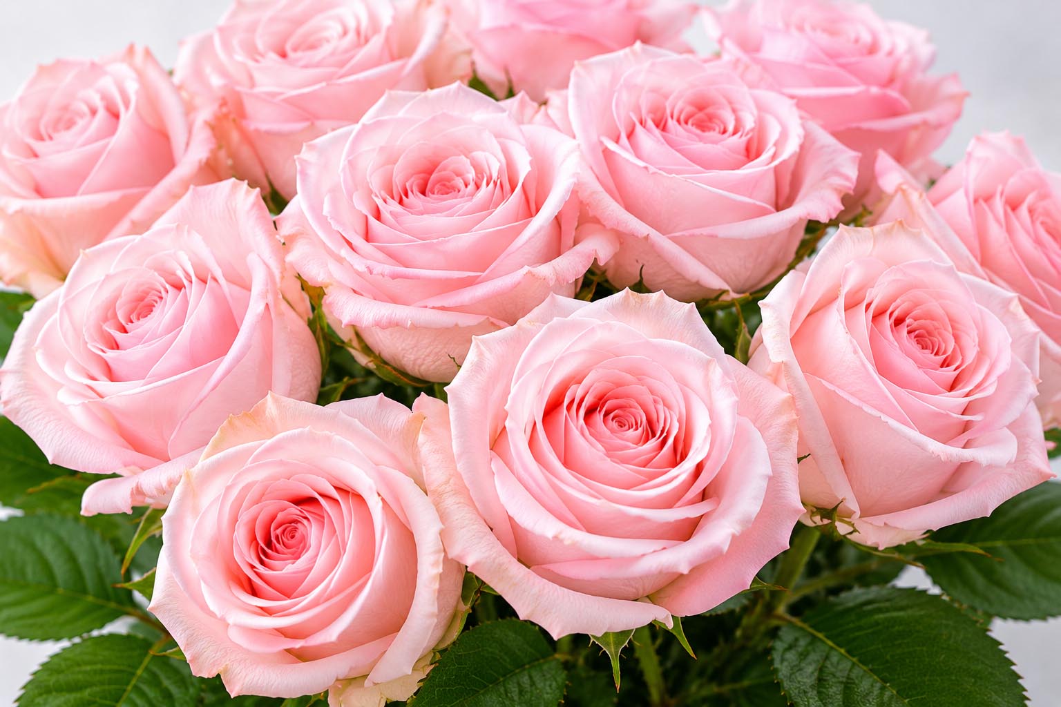 (image for) Light Pink Stem Roses