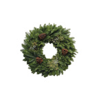 (image for) Wreath - Mixed Evergreen 6 inch - Bundle of 12