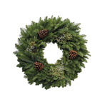 (image for) Wreath - Mixed Evergreen 10 inch - Bundle of 6