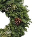 (image for) Wreath - Mixed Evergreen 30 inch Bundle of 2