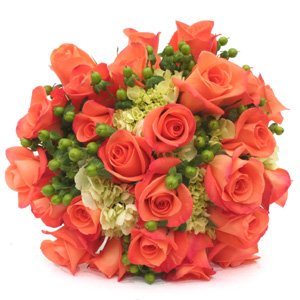 (image for) Rose and Hydrangea Bridal Flowers