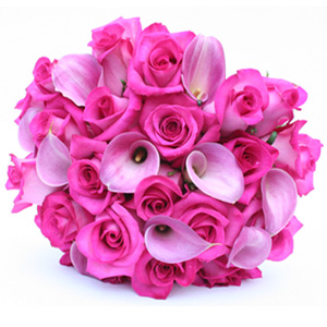 (image for) Rose and Calla Bridal Flowers