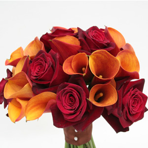 (image for) Rose and Calla Bridal Flowers