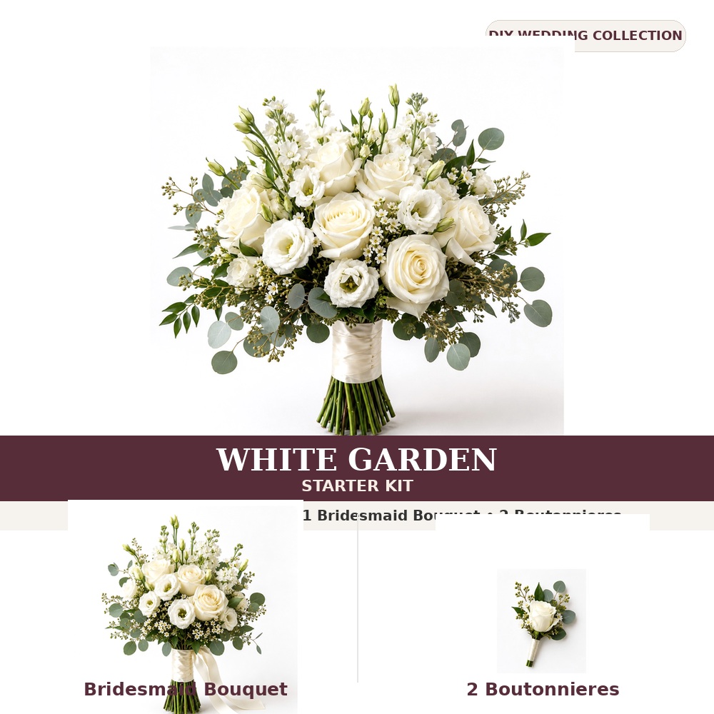 (image for) White Garden Starter Package